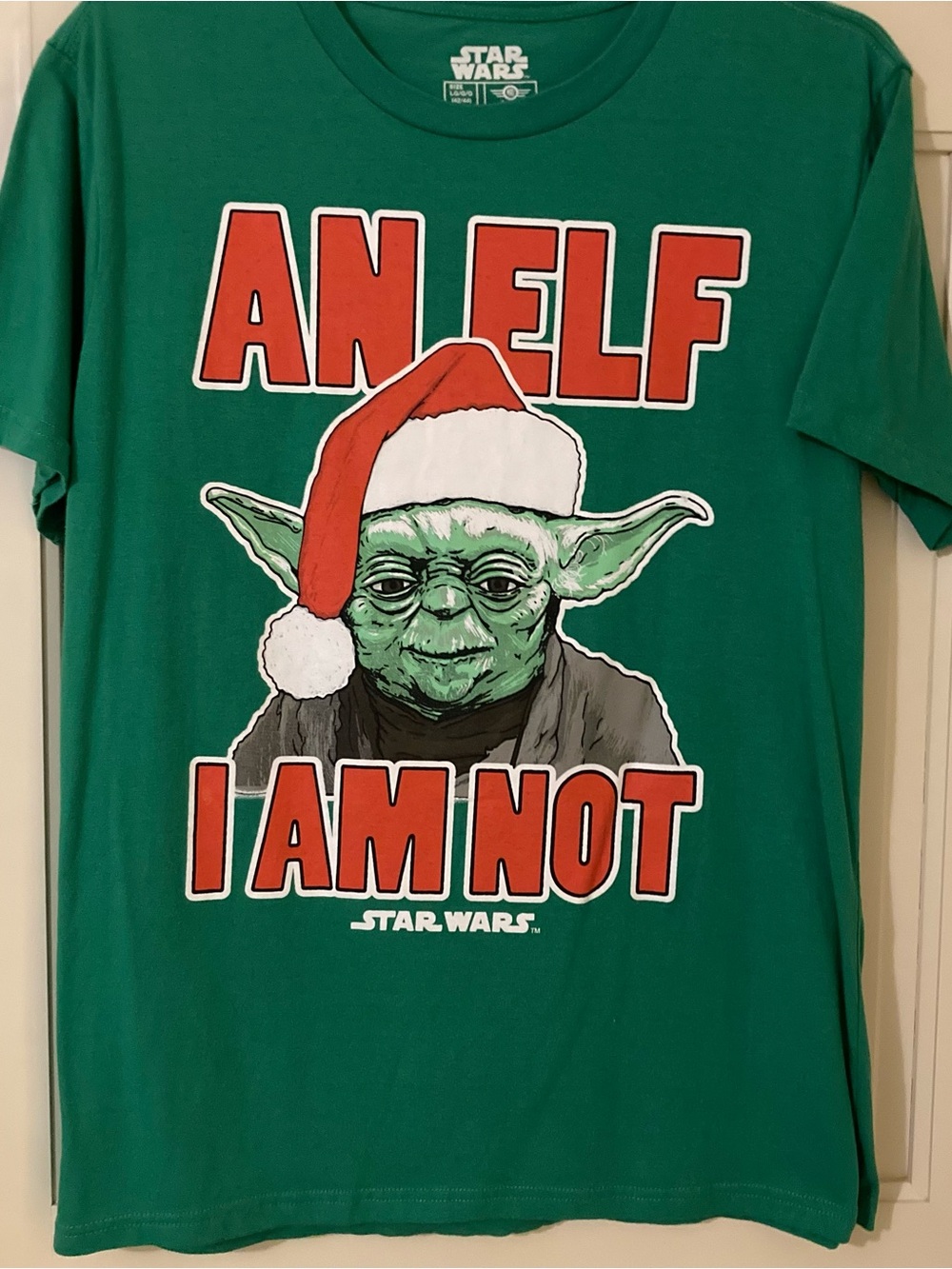 Star Wars Green Yoda 'An Elf I Am Not' Holiday T-Shirt